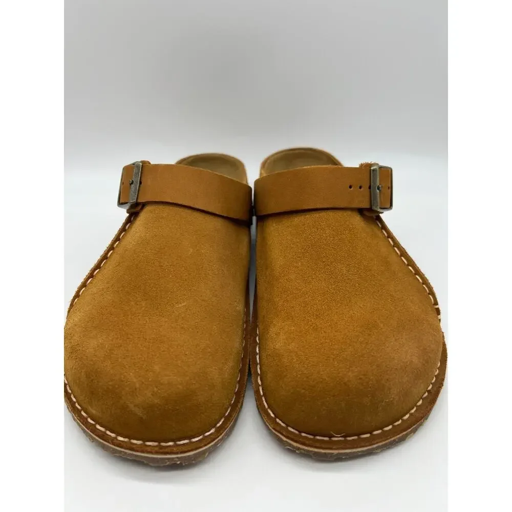 Birkenstock Lutry Premium Suede Leather Clog Mink Men's Size 9 New